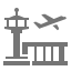 Luxury airport transfer with limousine
